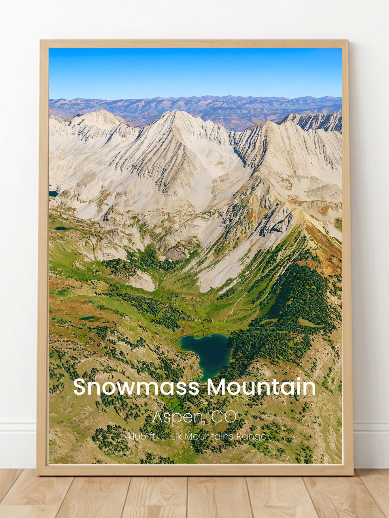 Colorado Mountains Wall Art - Colorado 14ers Wall Art - ASKEŌ