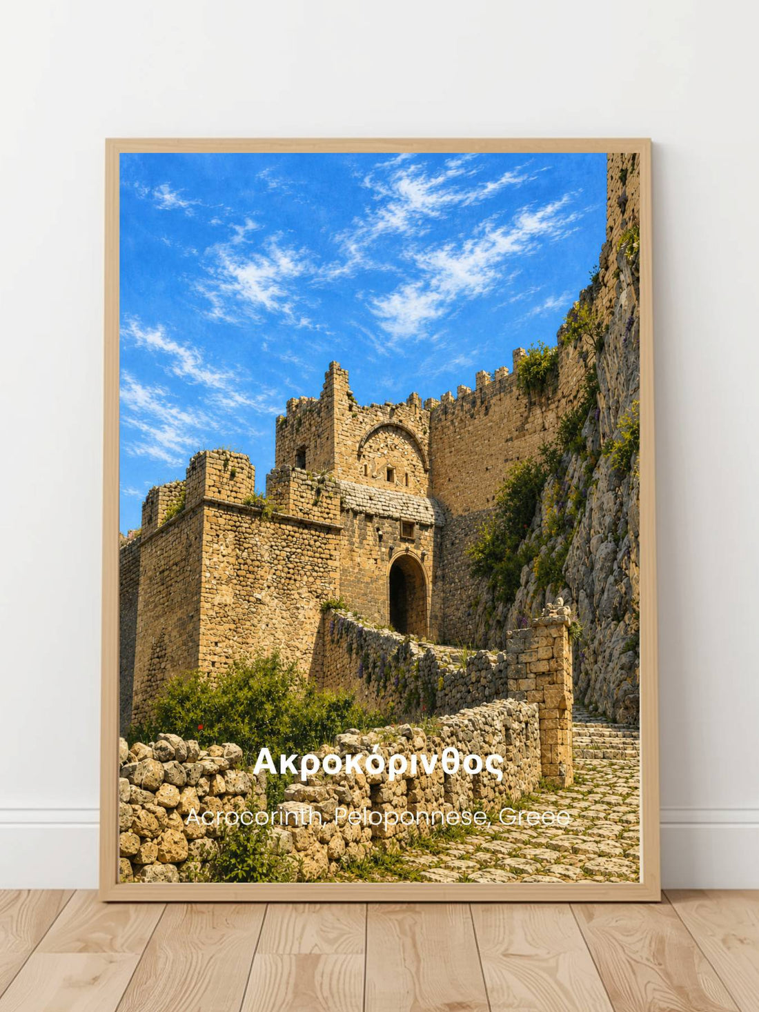 Acrocorinth & Corinth Isthmus Greece Prints