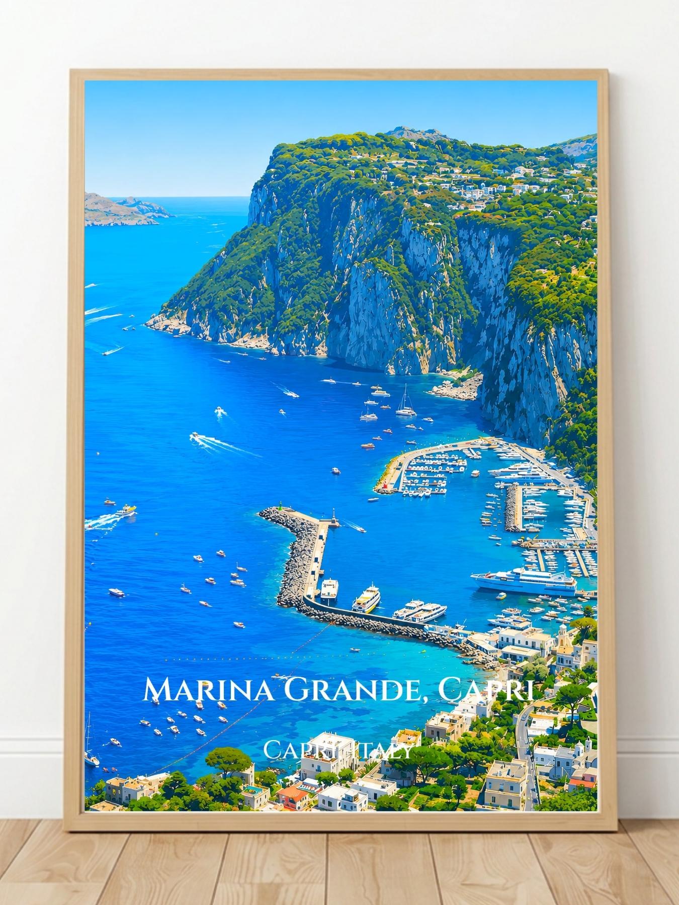 Capri Island Italy Wall Art Prints - Capri Italy Art Prints
