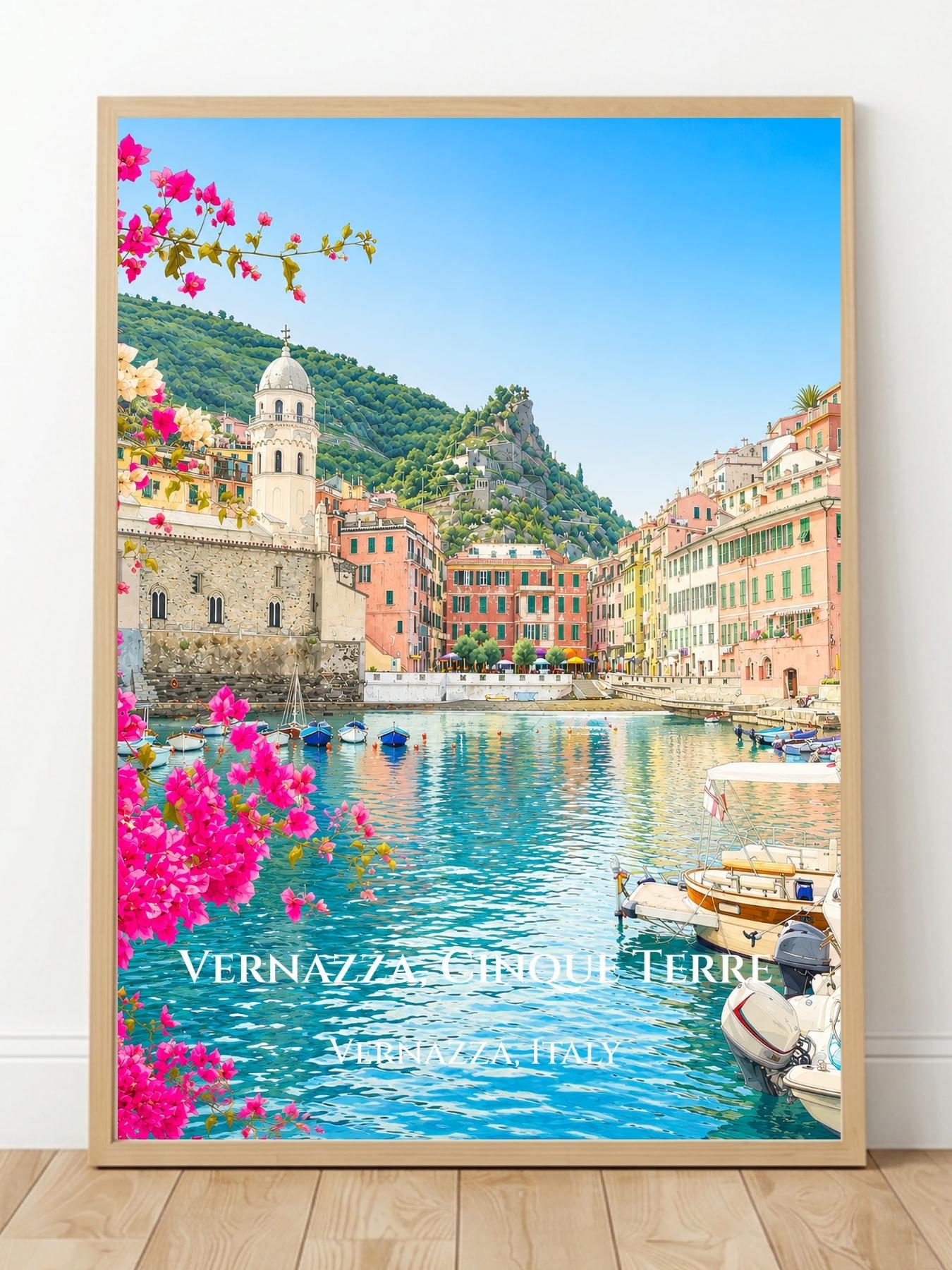 Vernazza Cinque Terre Italy Wall Art Prints - Cinque Terre Art Prints