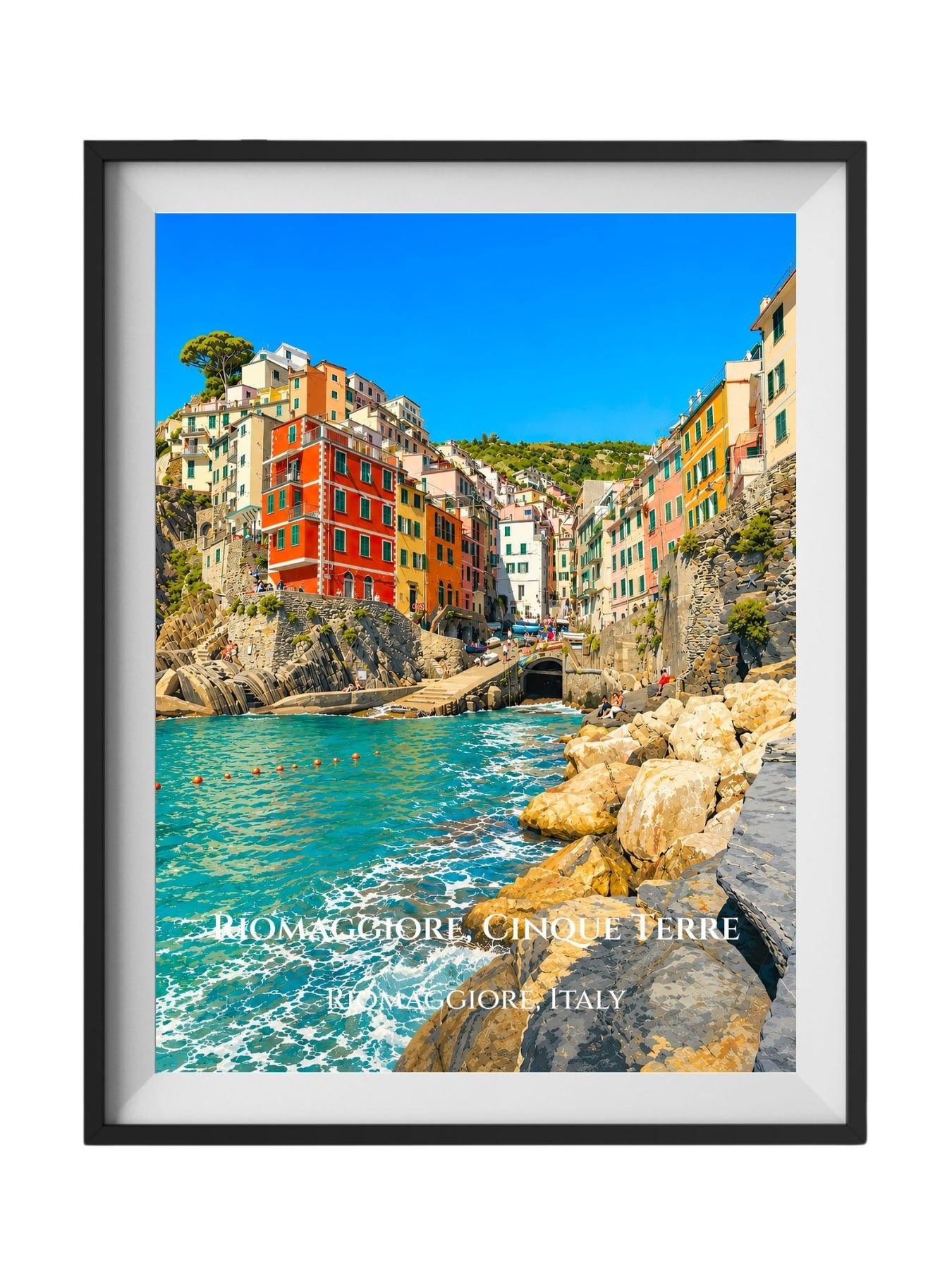 Riomaggiore Cinque Terre Italy Wall Art Prints - Cinque Terre Art Prints