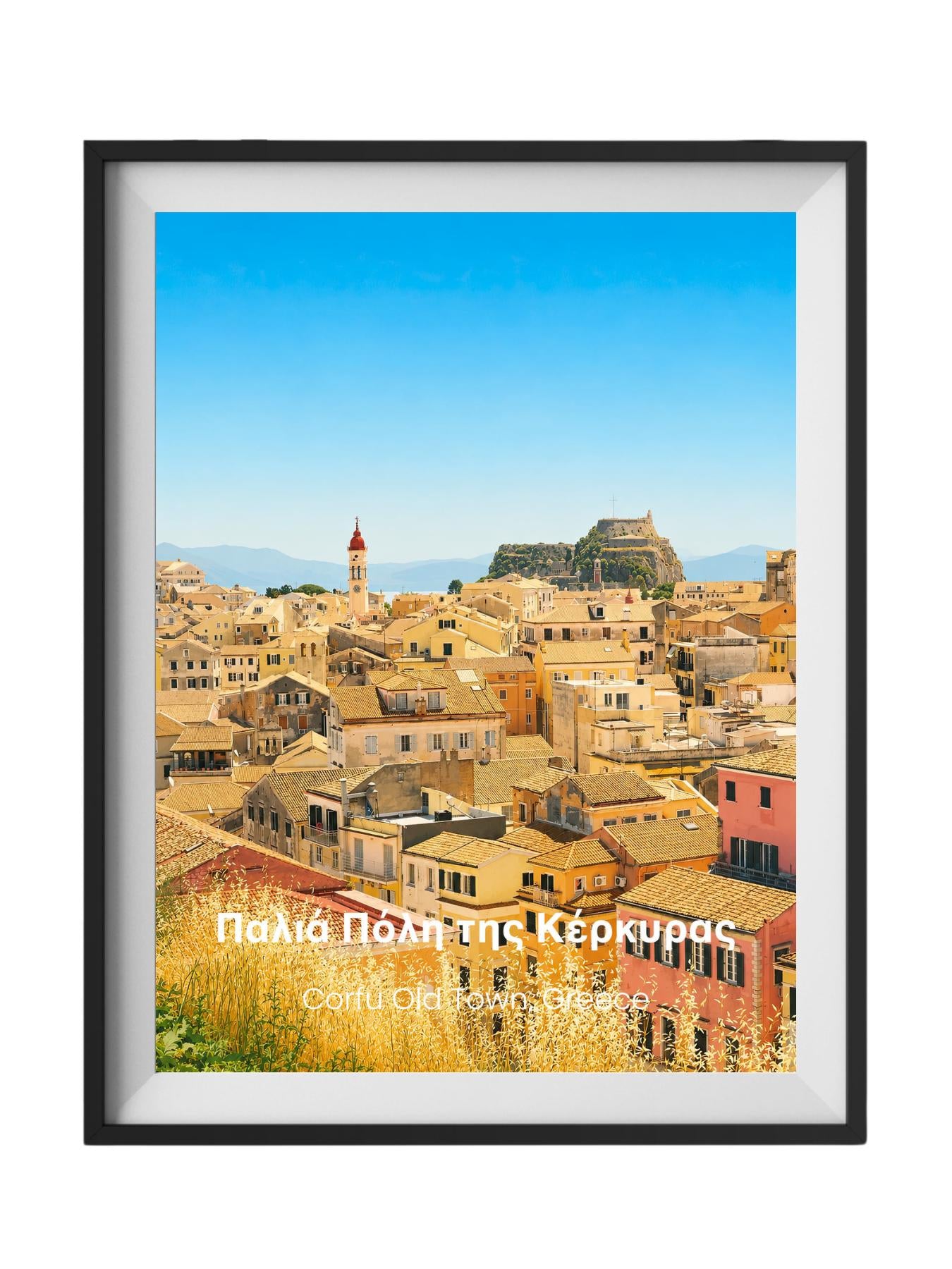 Corfu Old Town Greece Wall Art Prints - Corfu UNESCO World Heritage Site Art