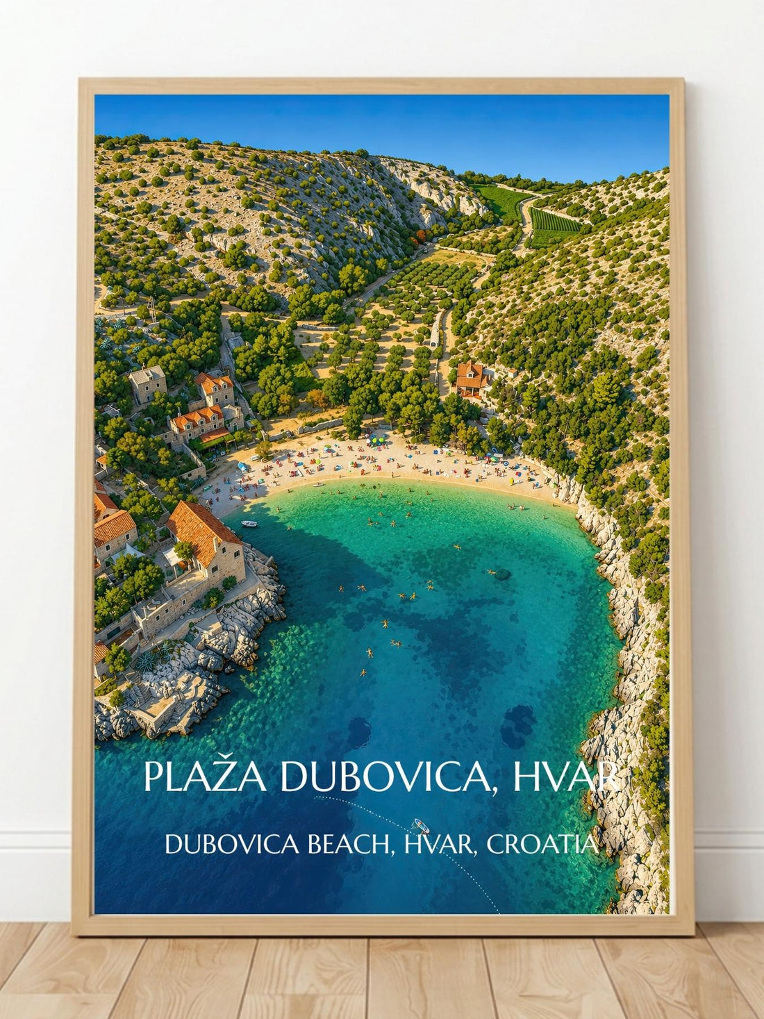 Dubovica Beach Hvar Croatia Wall Art Prints
