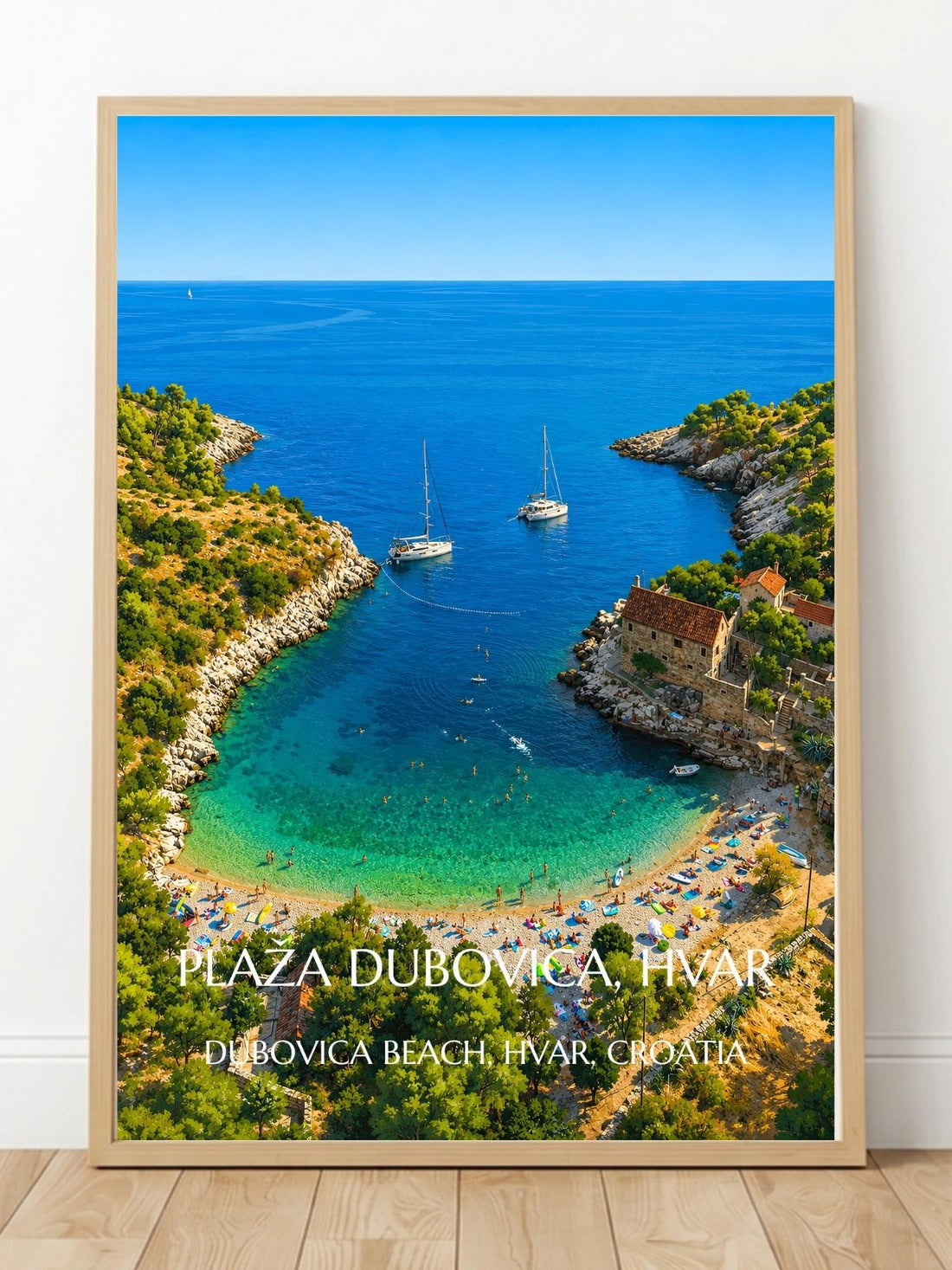 Dubovica Beach Hvar Croatia Wall Art Prints
