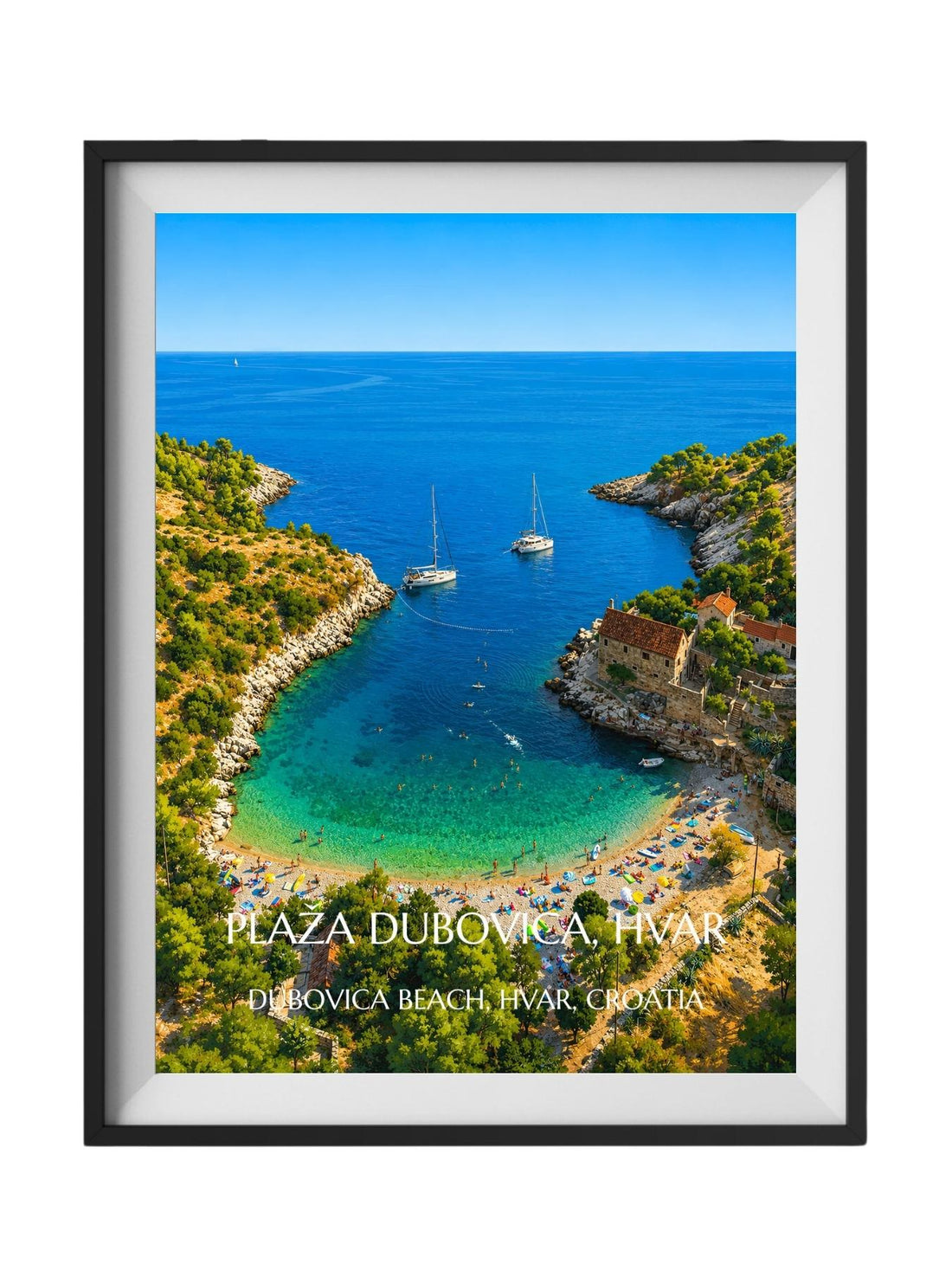 Dubovica Beach Hvar Croatia Wall Art Prints