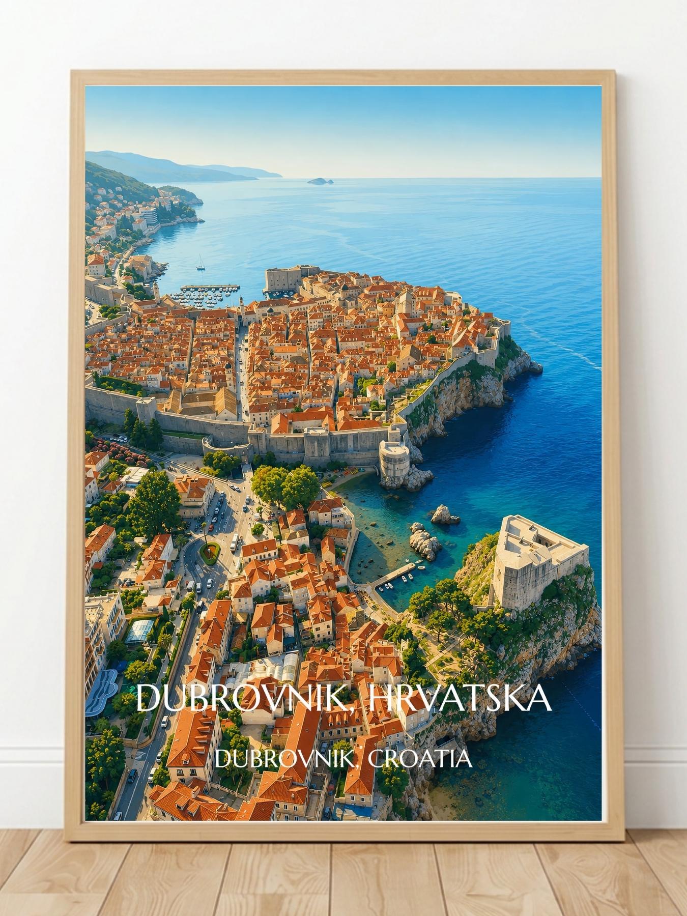 Dubrovnik Croatia Wall Art Prints - UNESCO World Heritage Site