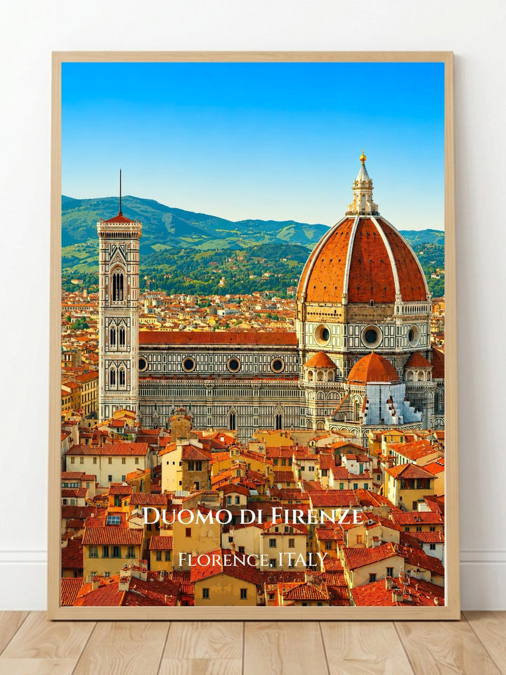 Florence Cathedral Italy Wall Art Print - Florence Duomo Art Print
