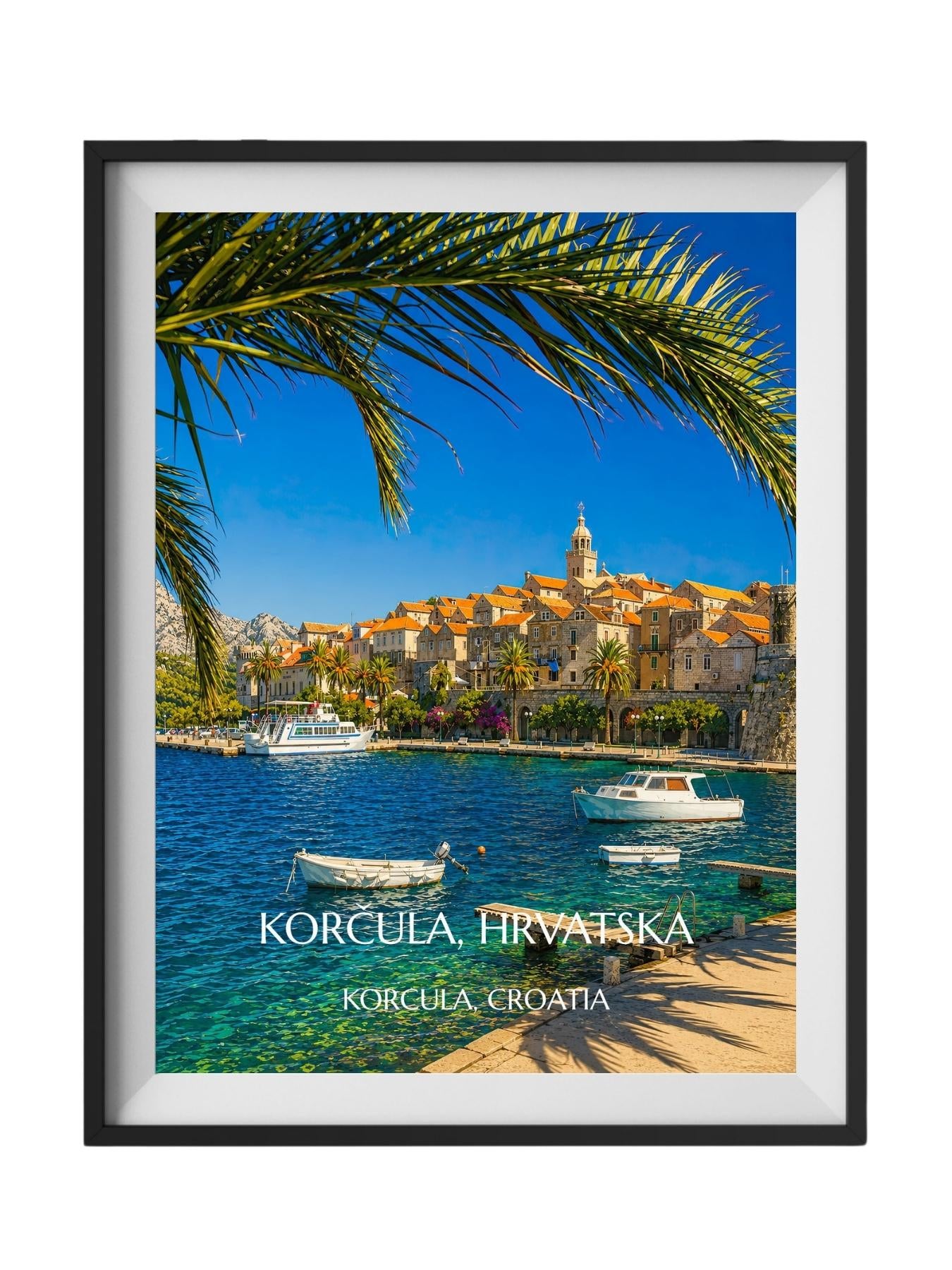 Korčula Croatia Wall Art Prints - Croatia Coastal Wall Art