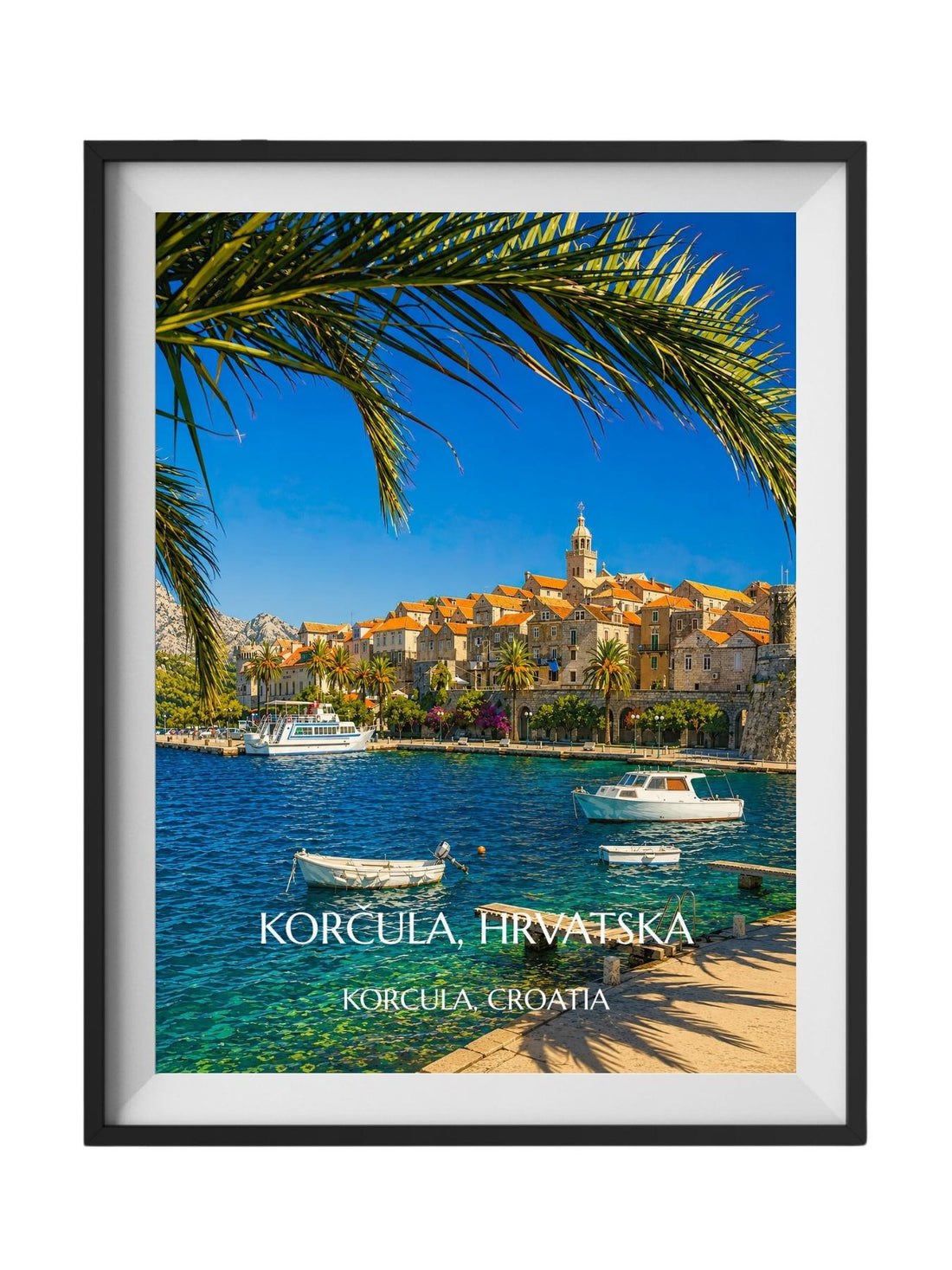 Korčula Croatia Wall Art Prints - Croatia Coastal Wall Art
