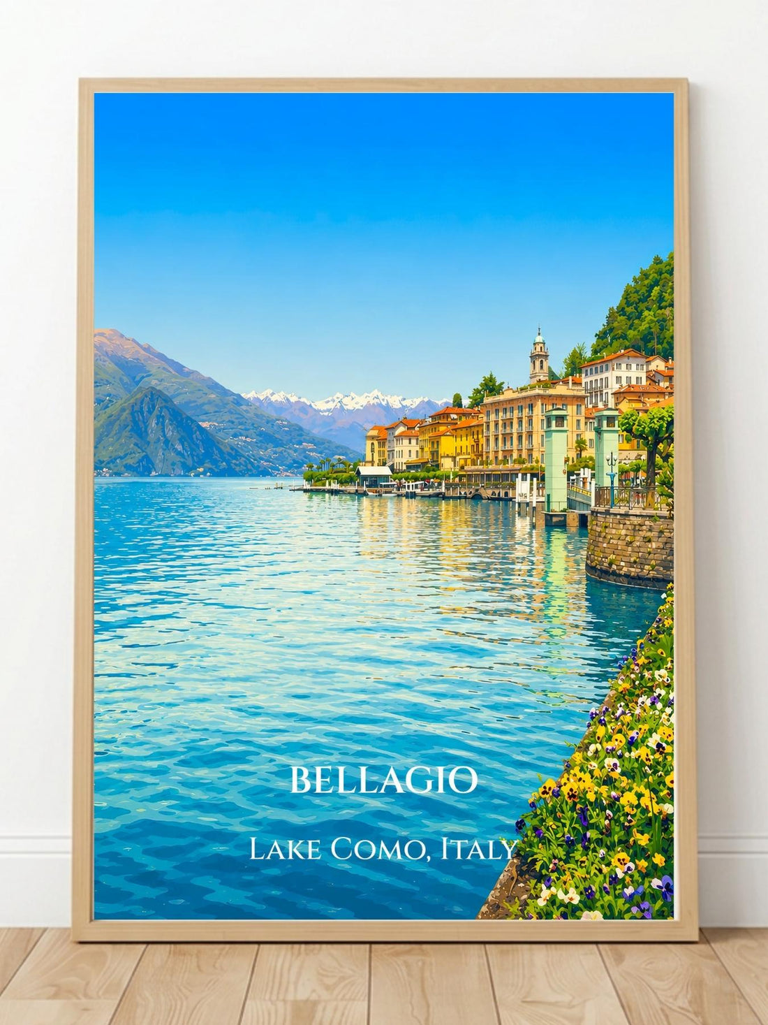 Lake Como Italy Wall Art Prints - Vintage Posters of Lake Como Italy
