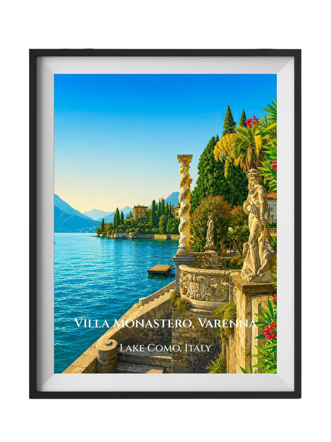 Lake Como Italy Wall Art Prints - Vintage Posters of Lake Como Italy