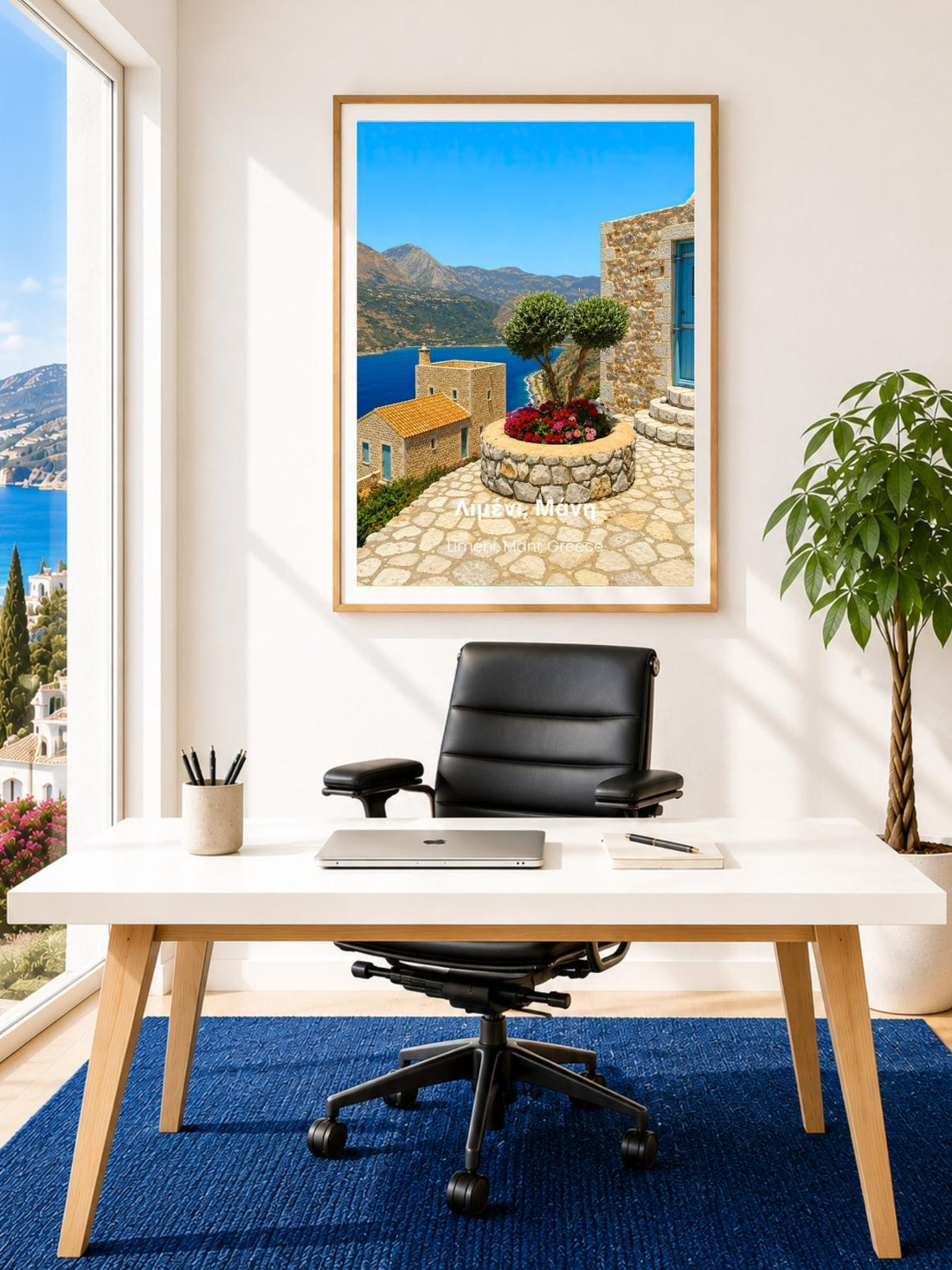 Limeni Mani Greece Wall Art Prints - Mani Peninsula Greece Travel Poster