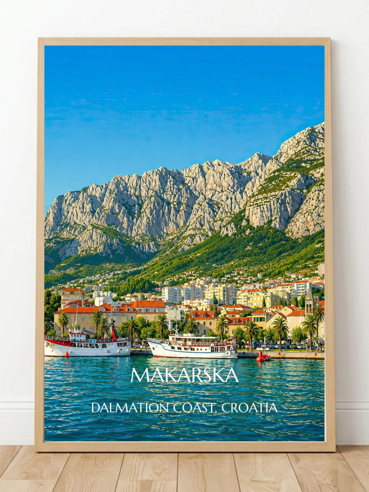 Makarska Croatia Wall Art Prints - Adriatic Coastal Wall Art