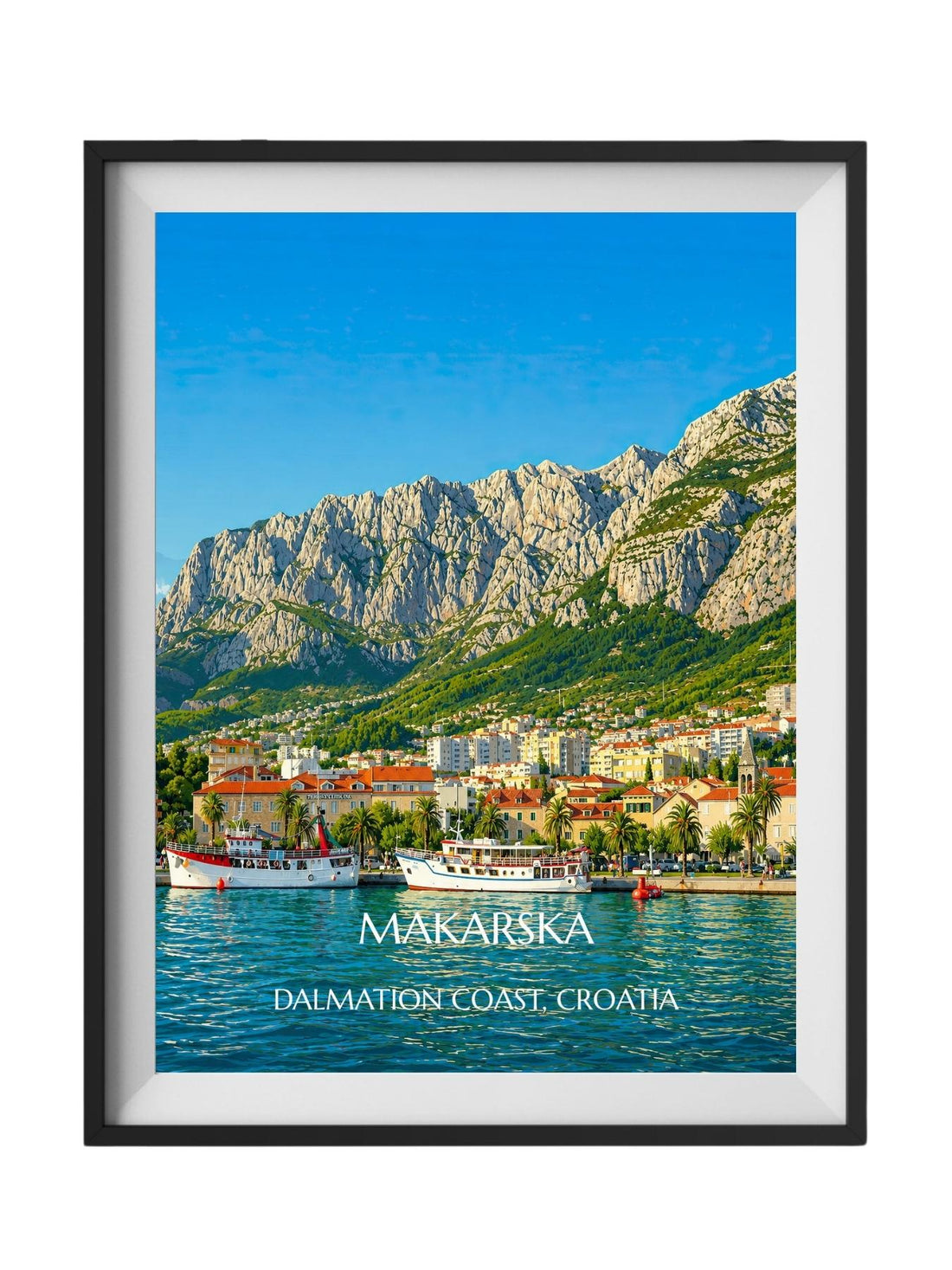 Makarska Croatia Wall Art Prints - Adriatic Coastal Wall Art