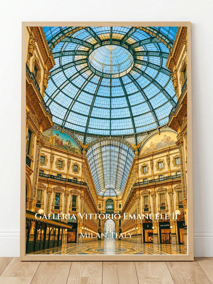 Milan Italy Wall Art Prints - Vintage Milan Italy Travel Prints
