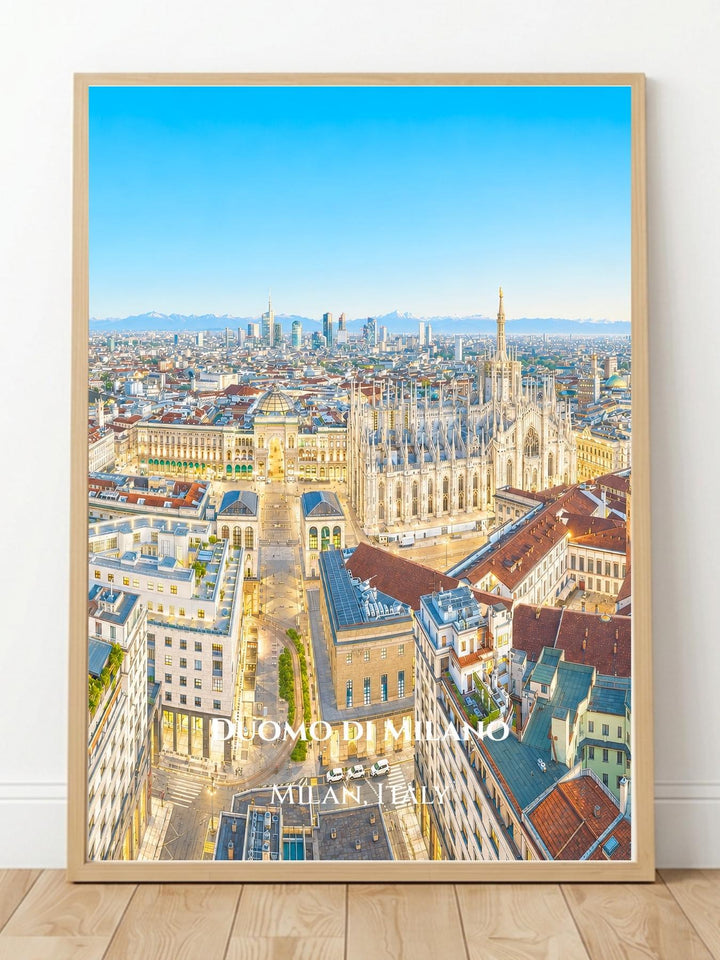 Milan Italy Wall Art Prints - Vintage Milan Italy Travel Prints
