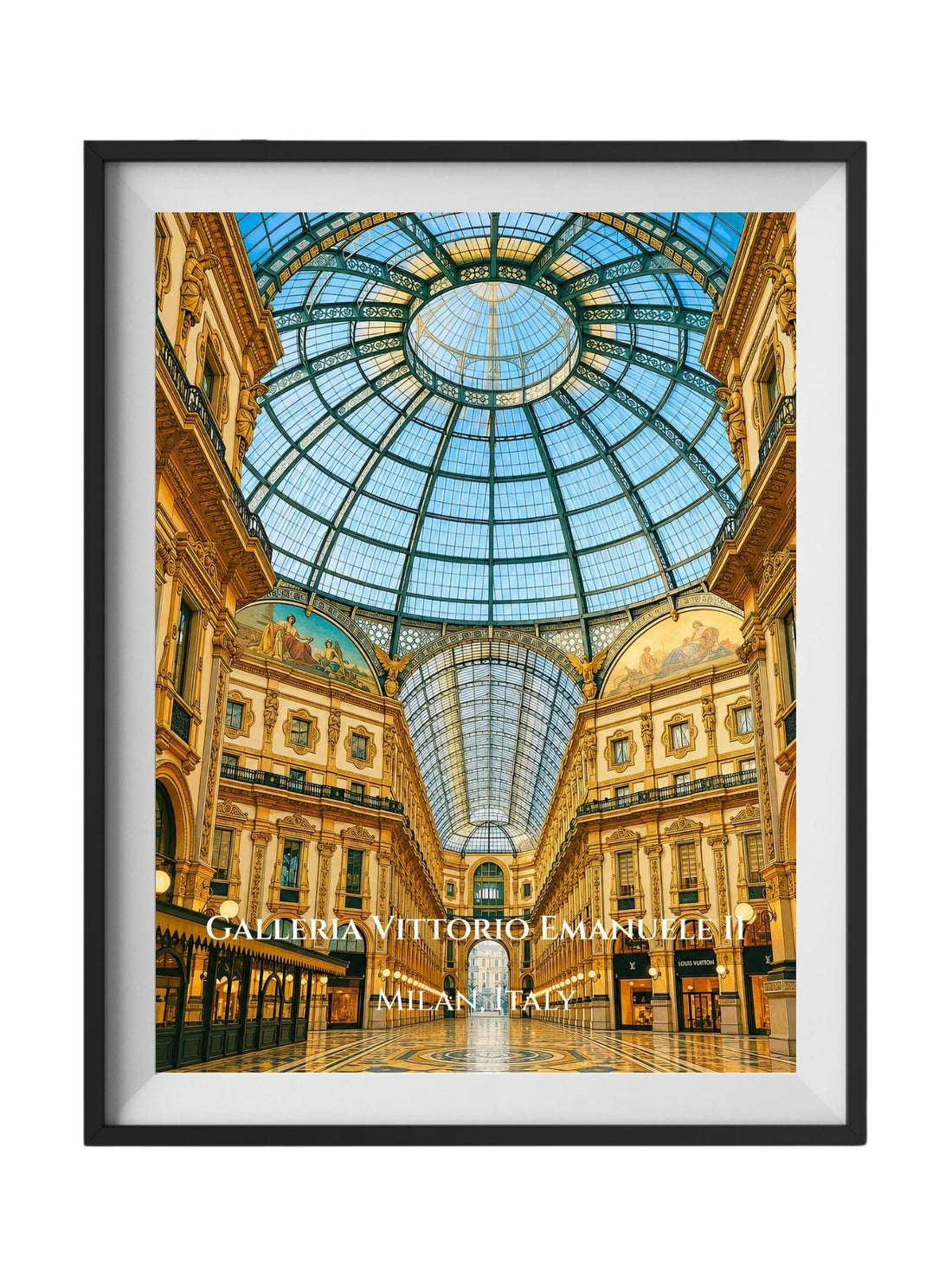 Milan Italy Wall Art Prints - Vintage Milan Italy Travel Prints