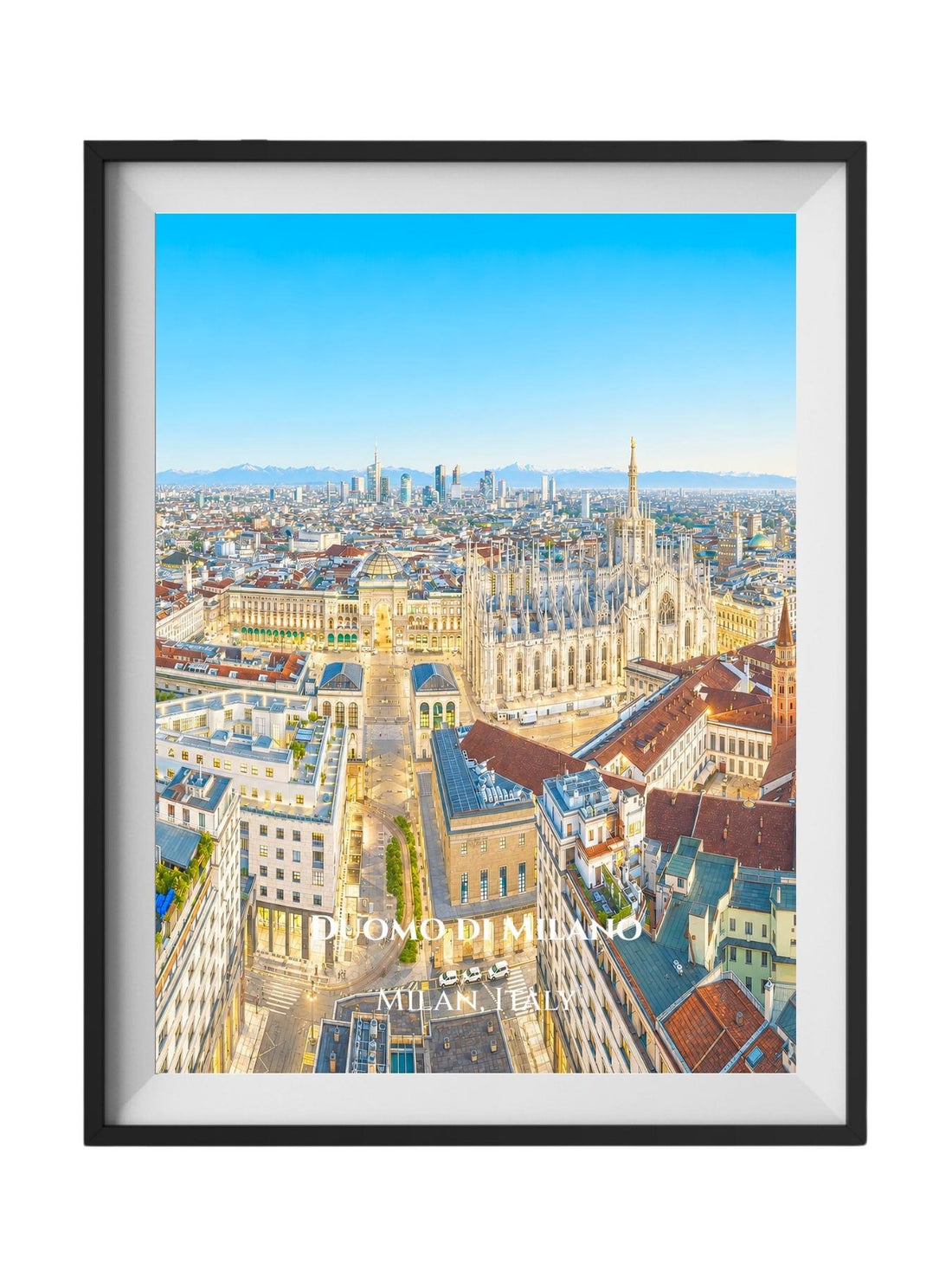 Milan Italy Wall Art Prints - Vintage Milan Italy Travel Prints