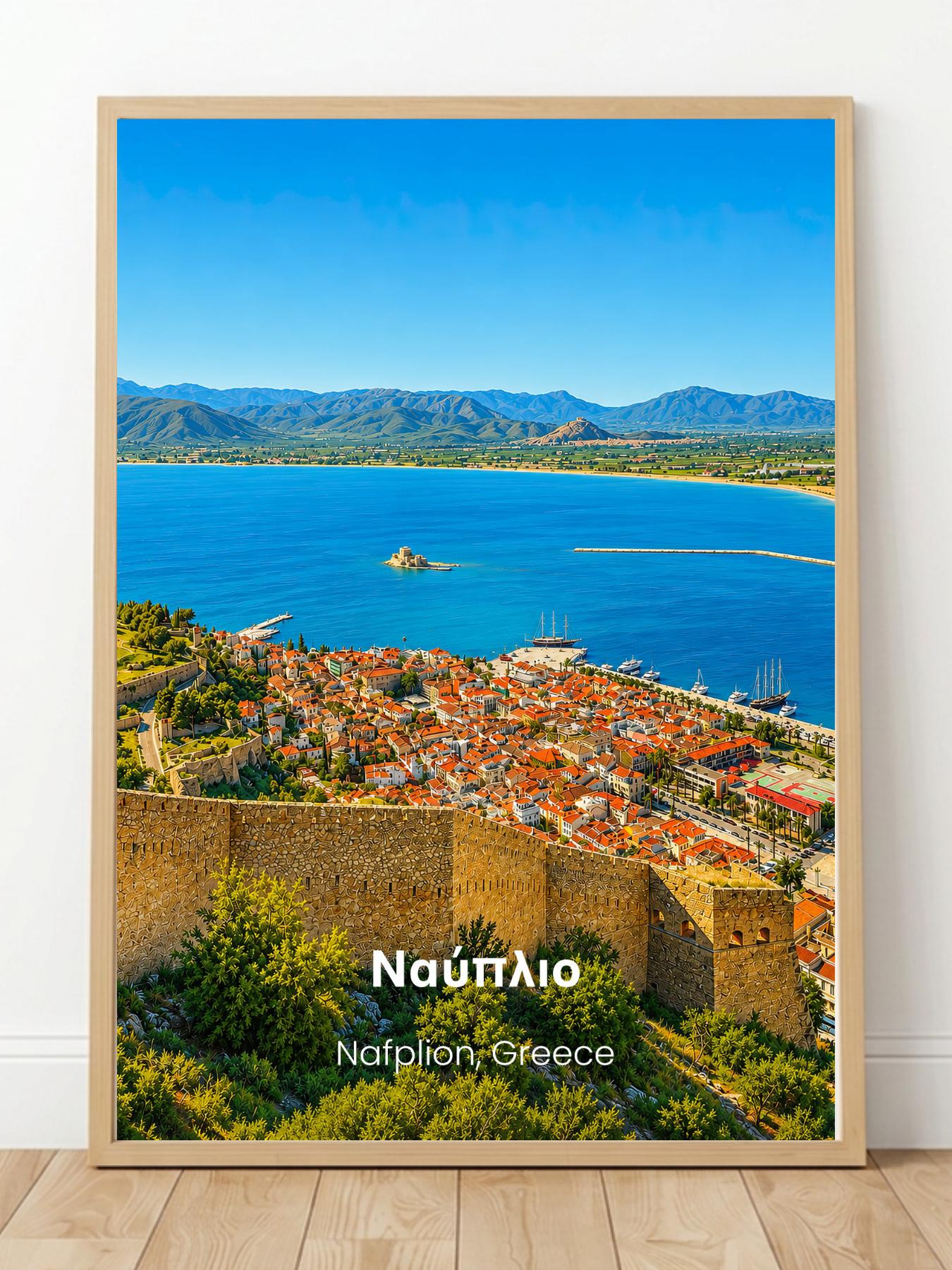 Palamidi Fortress Nafplion Greece Prints