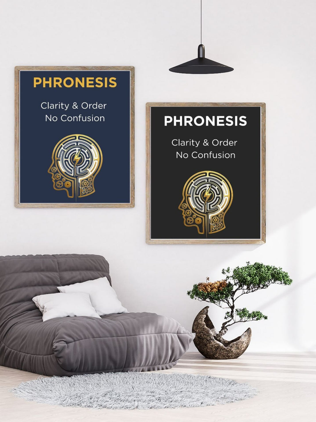 Phronesis Stoic Philosophy Wall Art Print - Labyrinth Art Poster