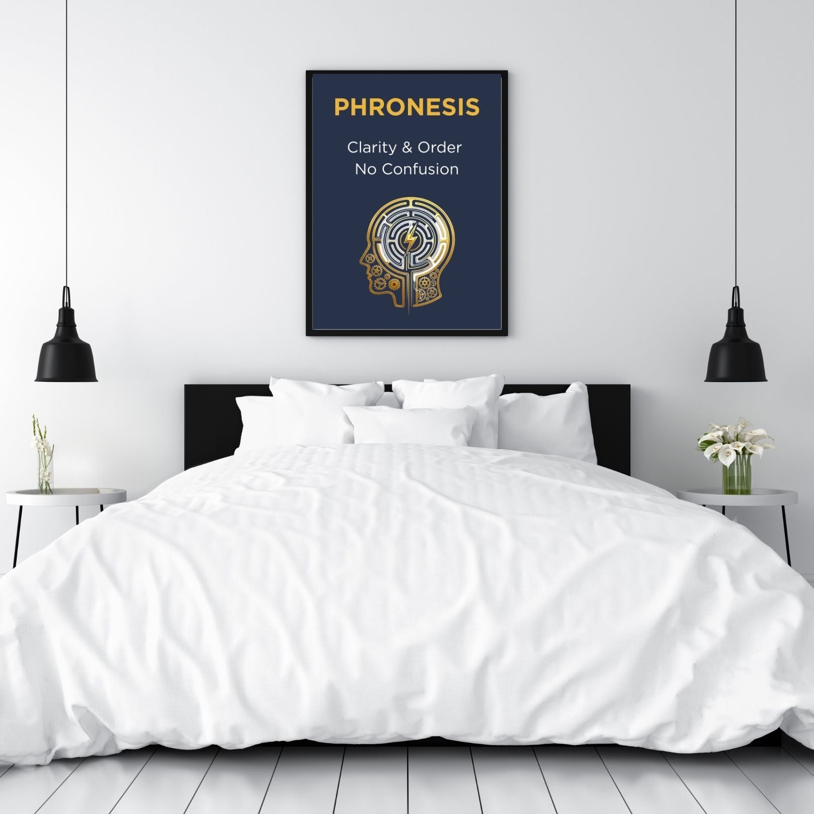 Phronesis Stoic Philosophy Wall Art Print - Labyrinth Art Poster