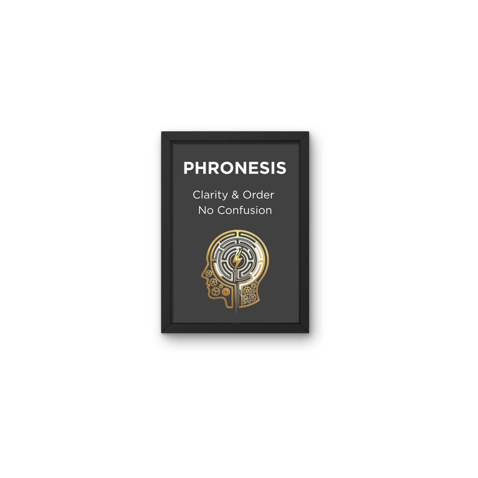 Phronesis Stoic Philosophy Wall Art Print - Labyrinth Art Poster