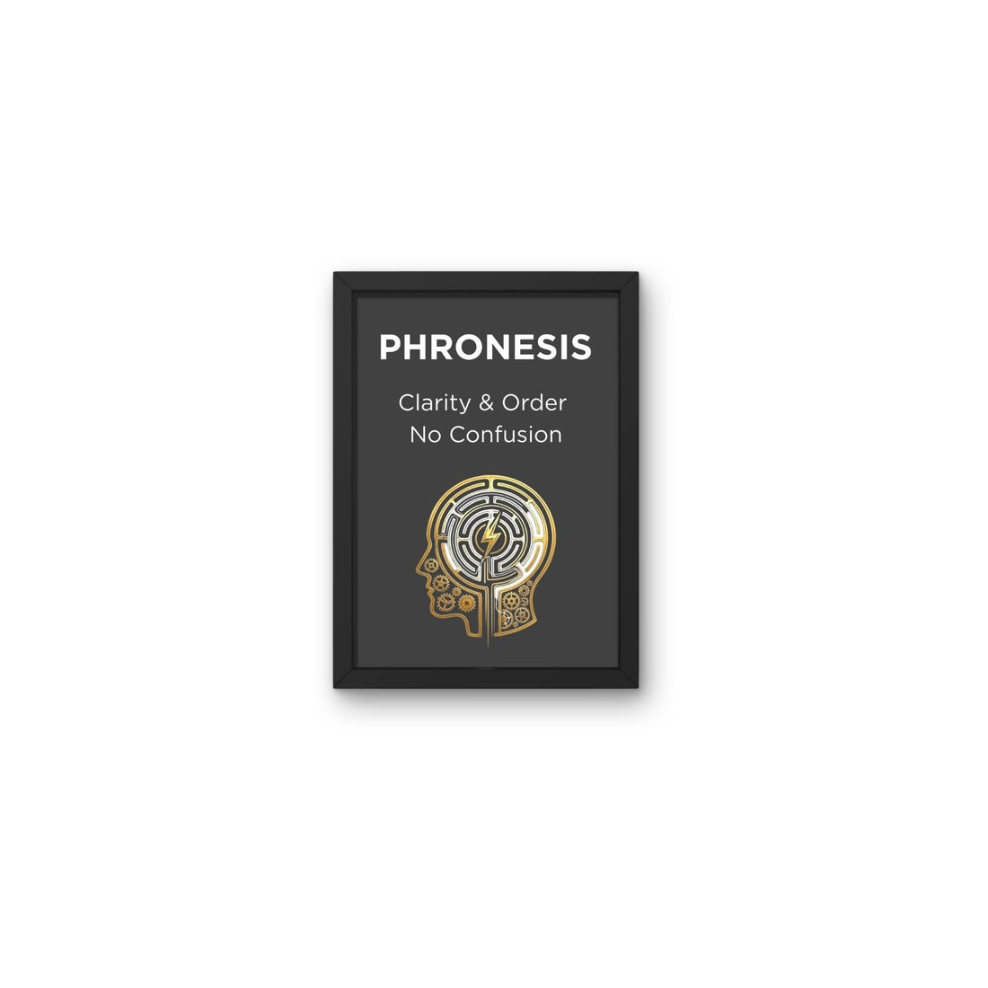 Phronesis Stoic Philosophy Wall Art Print - Labyrinth Art Poster
