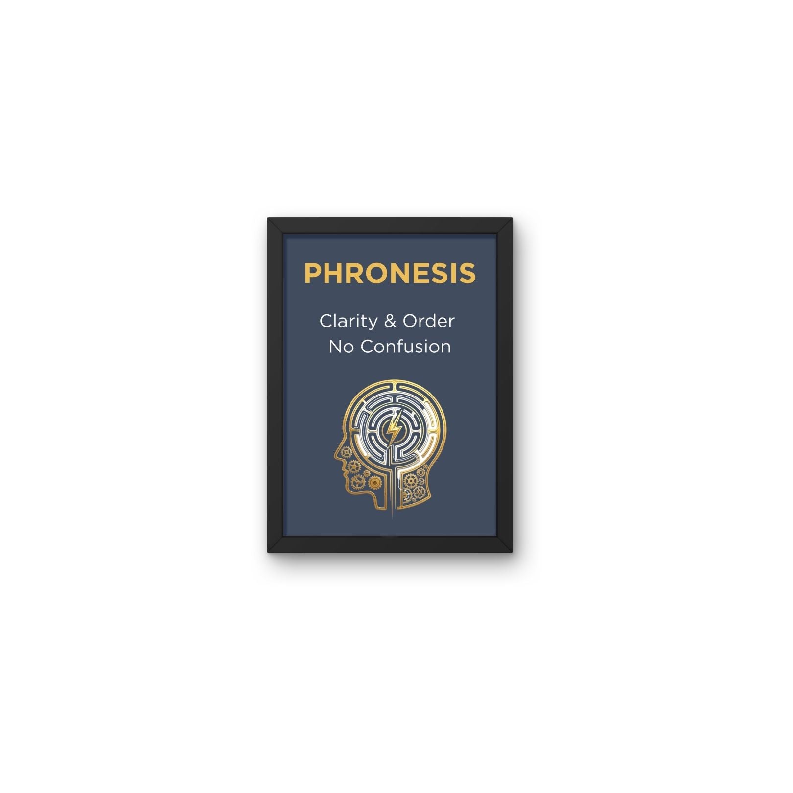 Phronesis Stoic Philosophy Wall Art Print - Labyrinth Art Poster