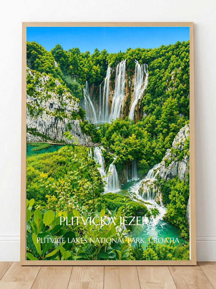 Plitvice Lakes National Park Croatia Wall Art Prints - Croatia Nature Wall Art