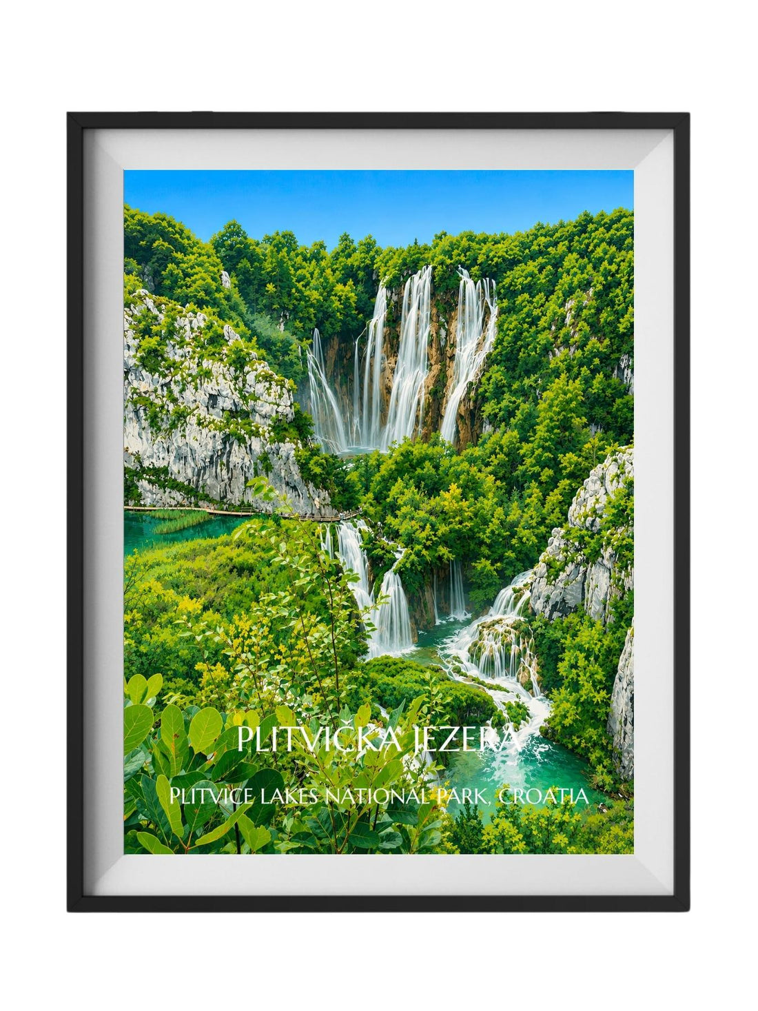 Plitvice Lakes National Park Croatia Wall Art Prints - Croatia Nature Wall Art