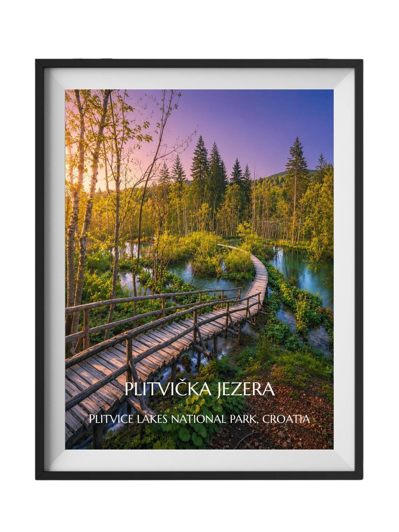 Plitvice Lakes National Park Croatia Wall Art Prints - Croatia Nature Wall Art