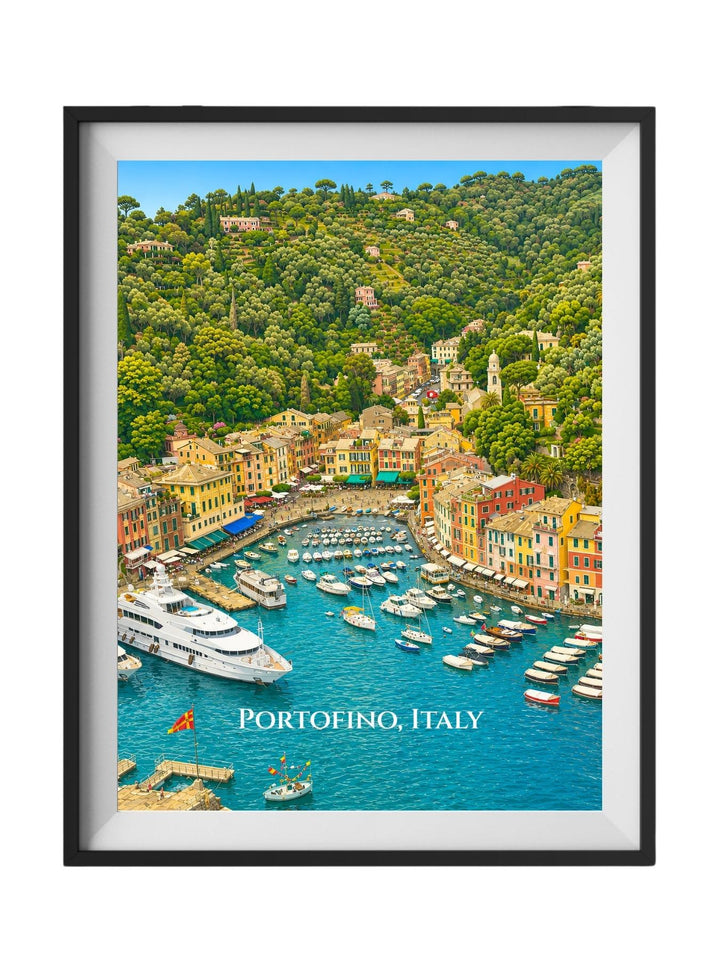 Portofino Italy Wall Art Prints - Italy Vintage Travel Posters