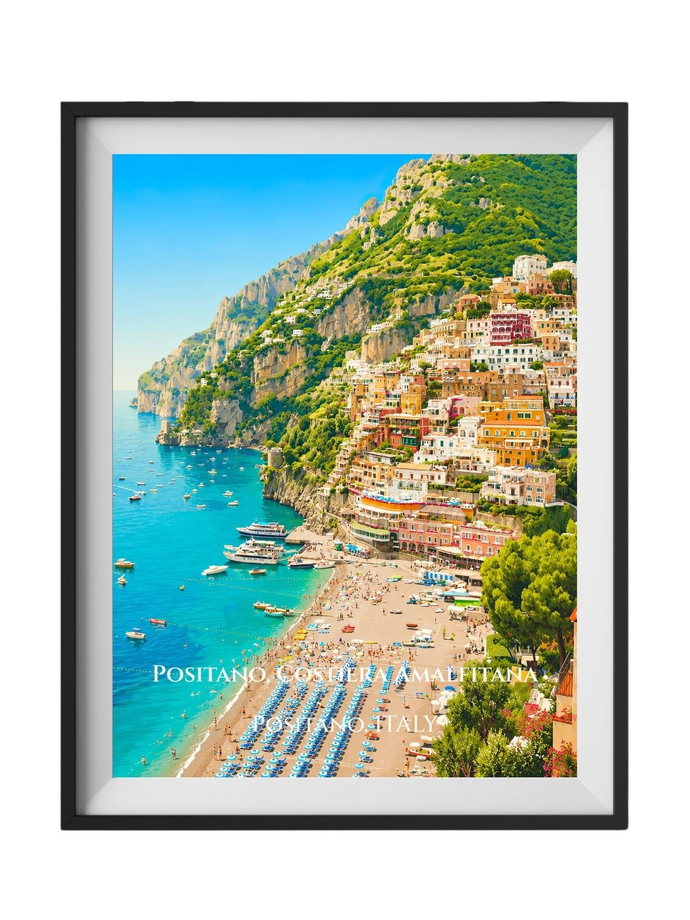 Positano Italy Wall Art Prints - Amalfi Coast Art Prints