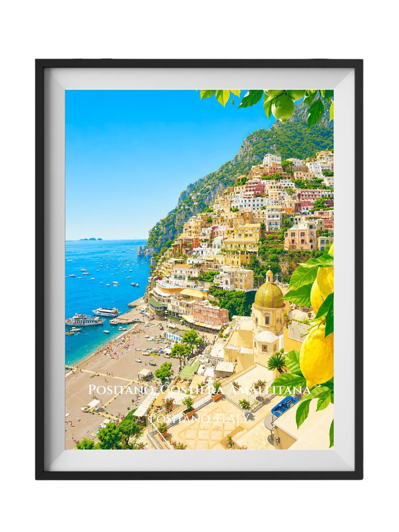 Positano Italy Wall Art Prints - Amalfi Coast Art Prints