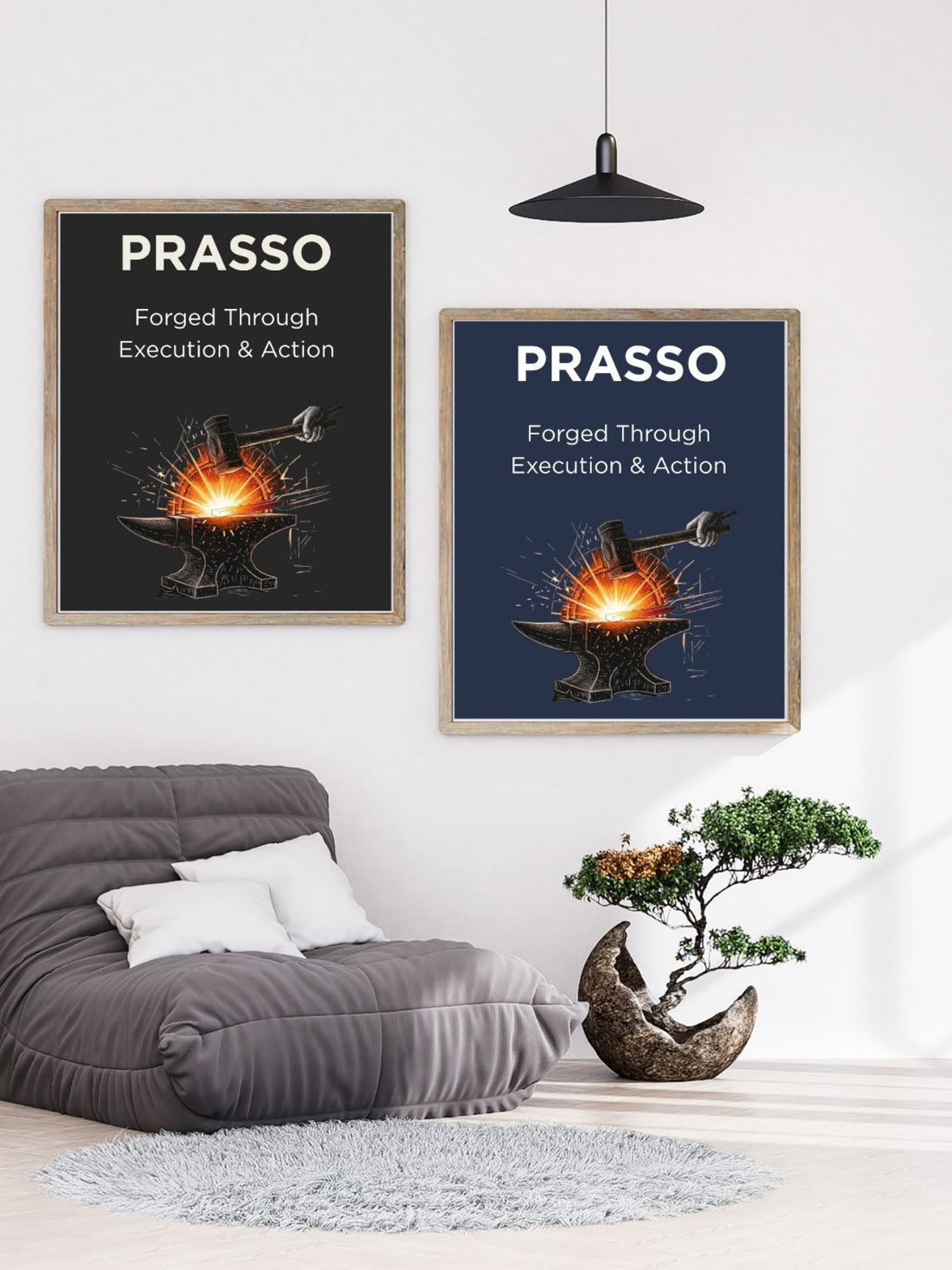 Prasso Stoic Philosophy Wall Art Prints - Inspirational Stoicism Poster