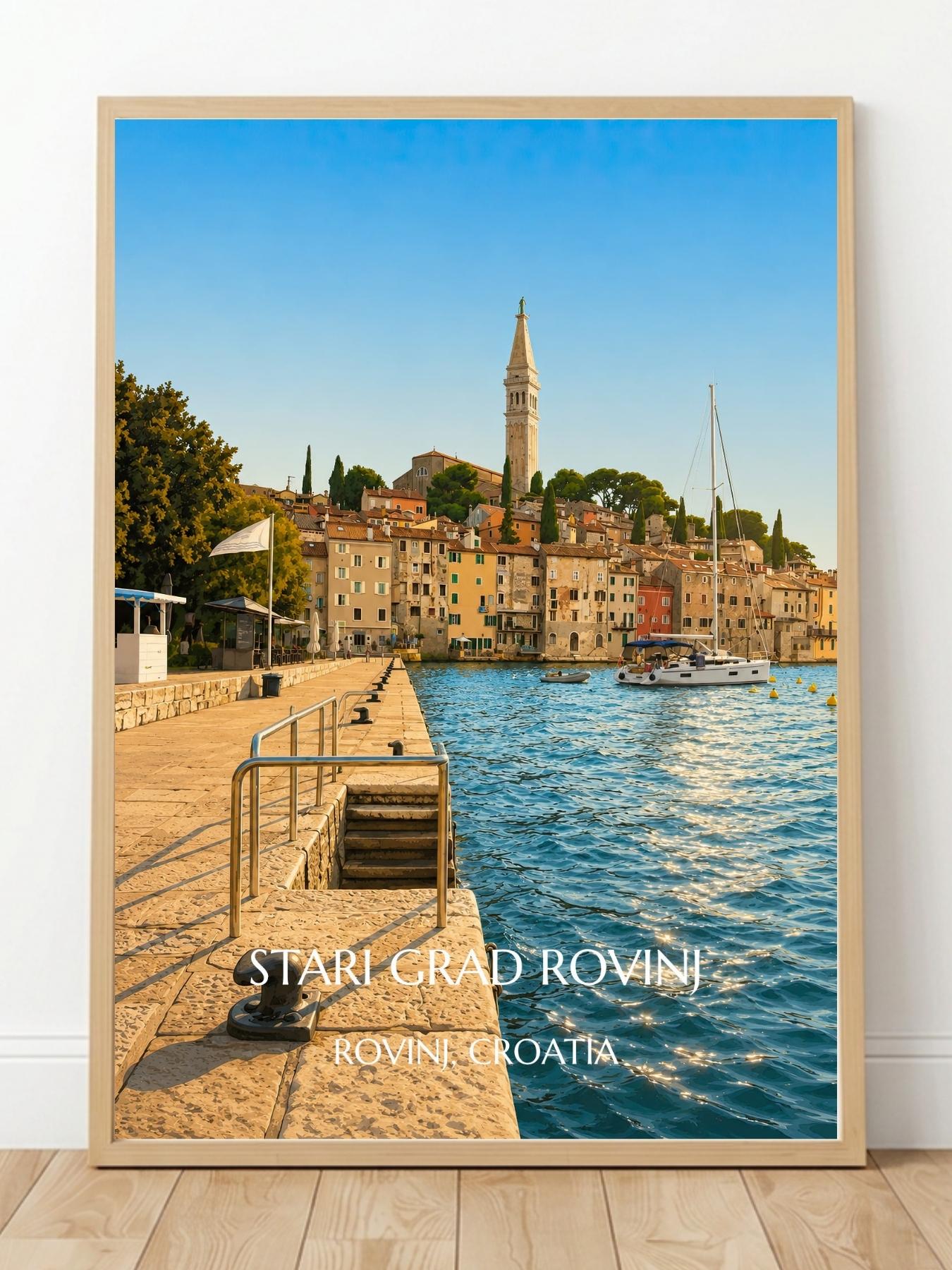 Rovinj Croatia Wall Art Prints - Croatia Coastal Wall Art