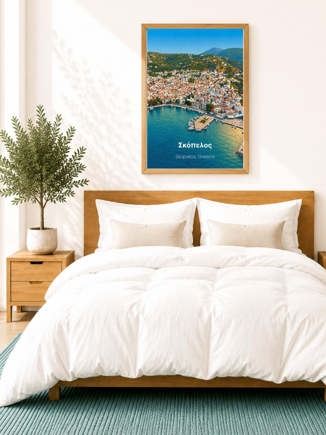Skopelos Greece Wall Art Prints - Greek Island Travel Poster