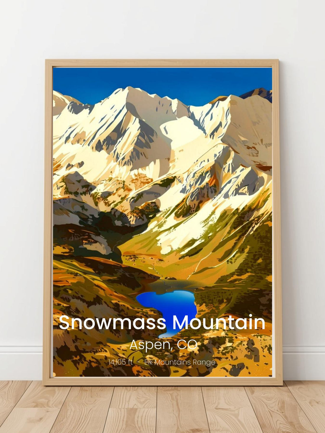 Snowmass Mountain Print