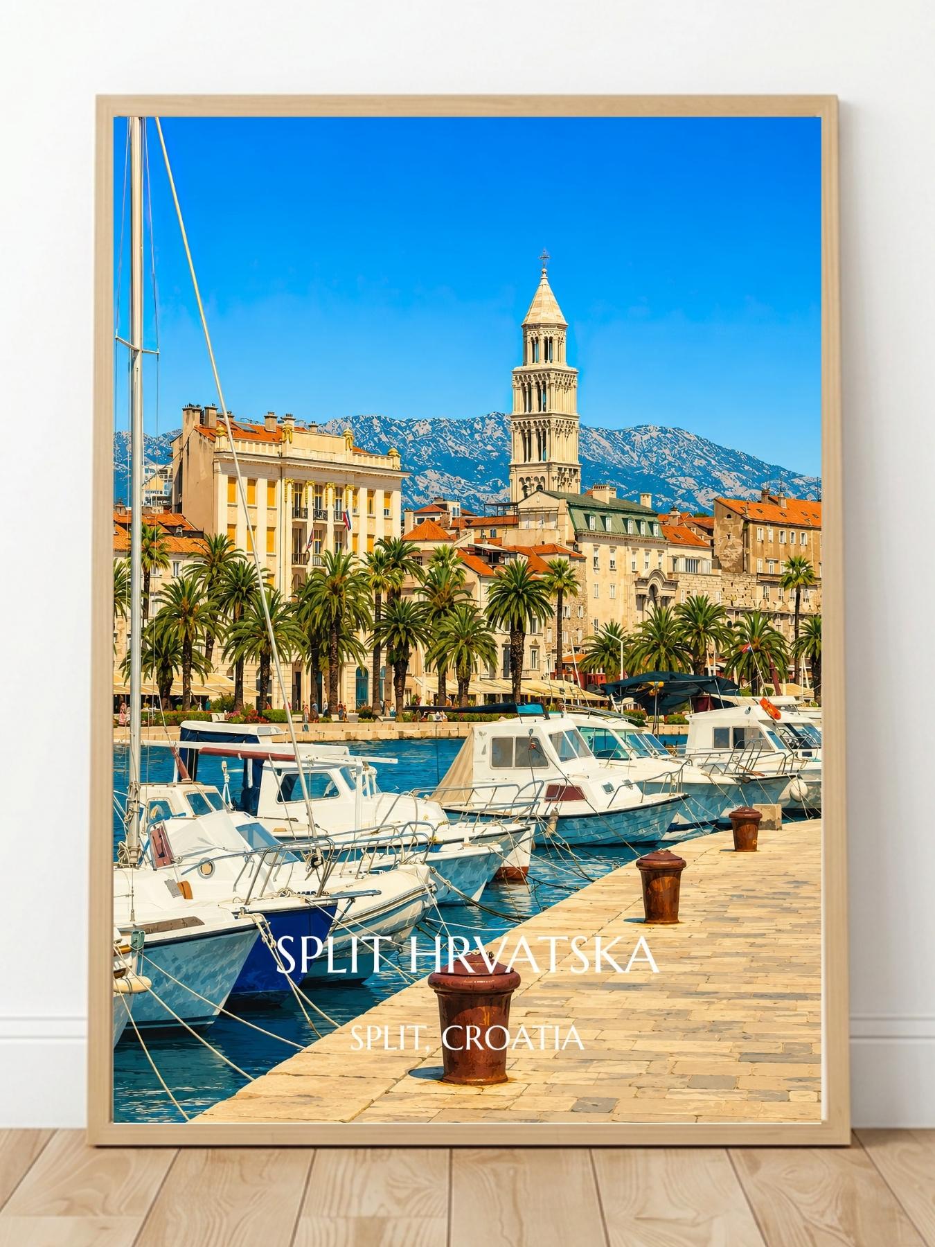 Split Croatia Wall Art Prints - Roman Wall Art