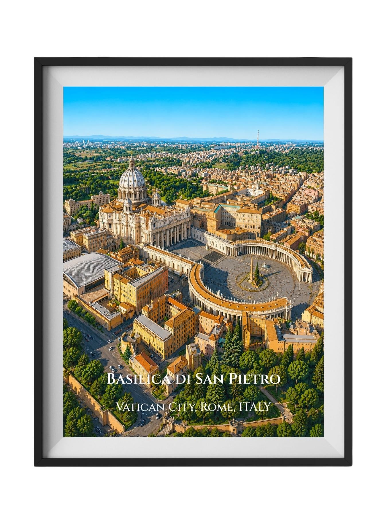 St. Peters Basilica Vatican City Rome Italy Wall Art Prints