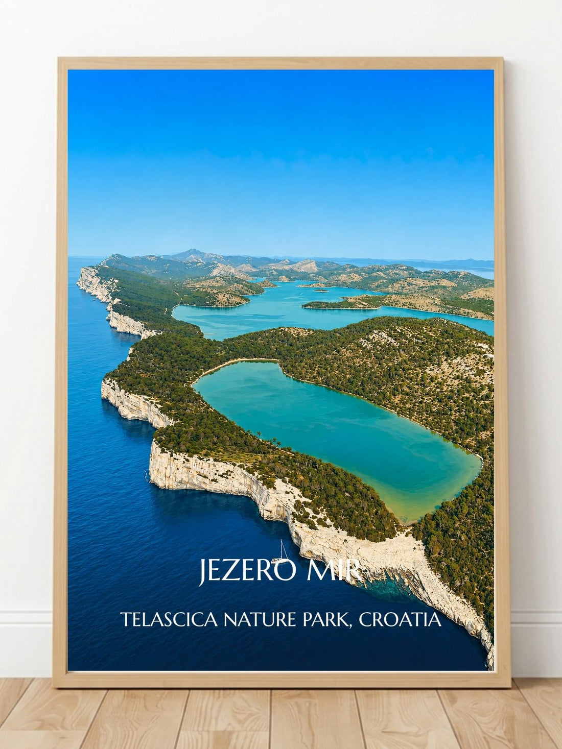Telascica Nature Park Lake Mir Croatia Wall Art Prints - Nature Wall Art