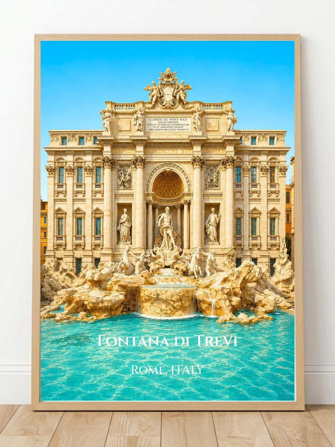 Trevi Fountain Rome Italy Wall Art Prints - Rome Italy Art Prints