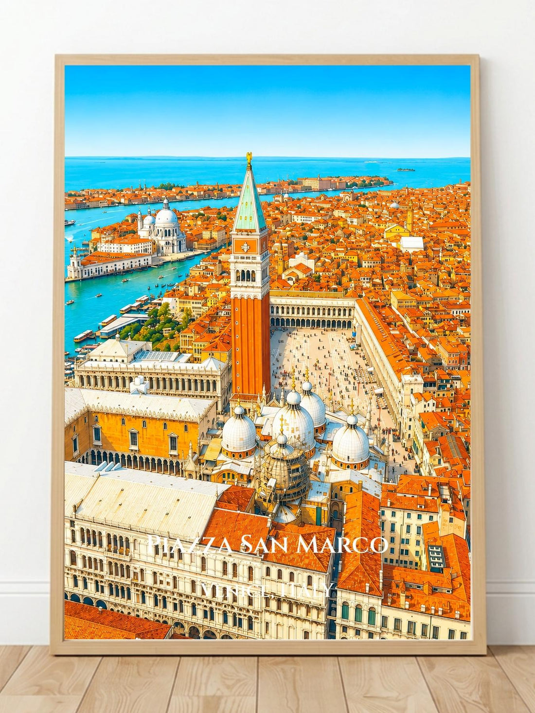 Grand Canal Venice Italy Wall Art Prints - Piazza San Marco Venice Italy Art Prints