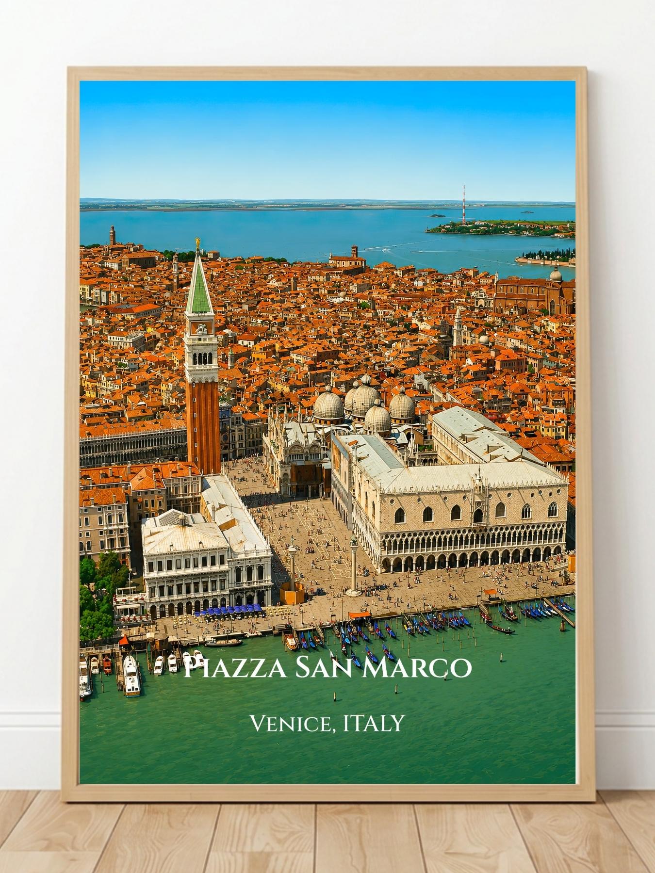 Grand Canal Venice Italy Wall Art Prints - Piazza San Marco Venice Italy Art Prints