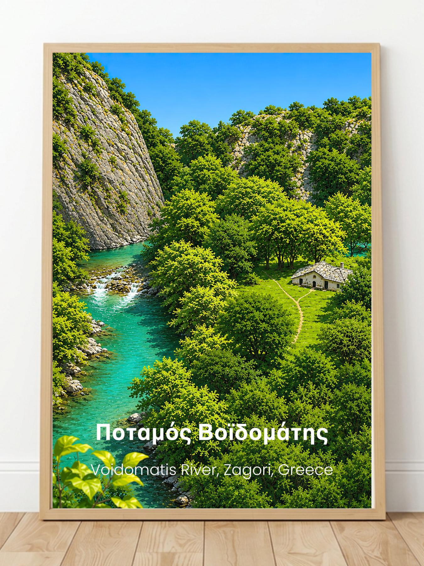 Vikos Gorge Zagori Greece Wall Art Prints - Stone Bridges of Zagori Greece Travel Posters