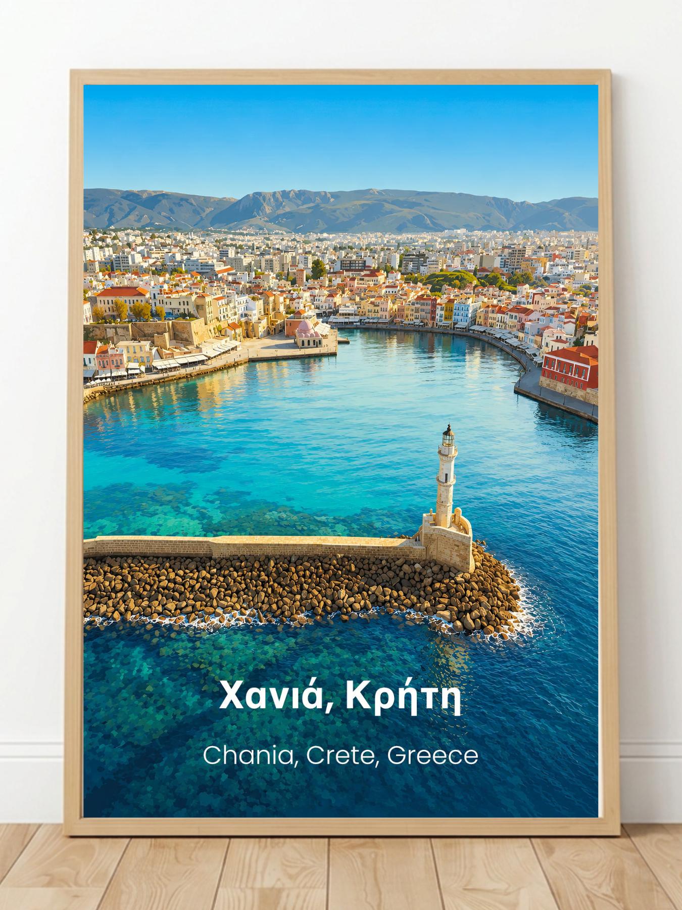 Chania Crete Greece Wall Art Prints - Greek Wall Decor