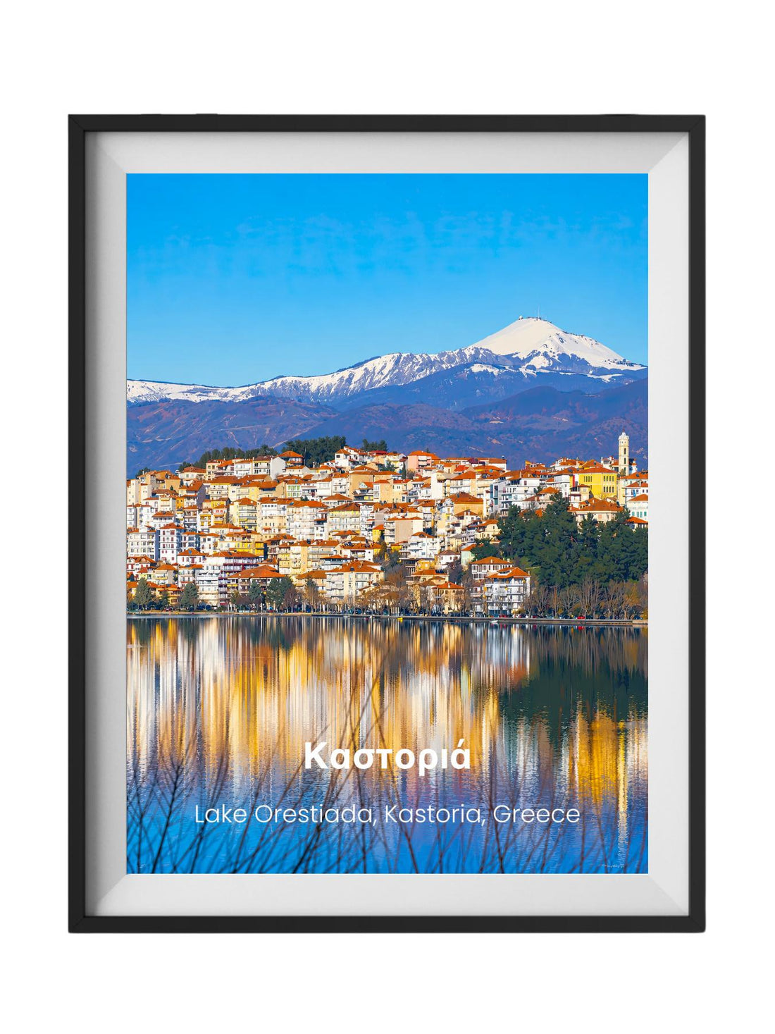 Lake Orestiada Kastoria Greece Wall Art Prints - Greek Wall Decor